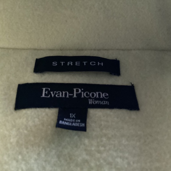 Evan Picone FALL. SIZE 1 X. SOFT BUTTERY YELLOW AMAZING STYLE , - Picture 7 of 12